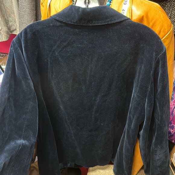 232 // Blue Velvet Blazer - lined and fabulous - Picture 4 of 5